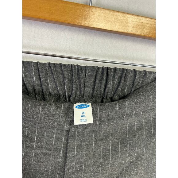Woman's Old Navy Dress Pants Black Straight Ankle -Size 12 Tall Career - Picture 8 of 11